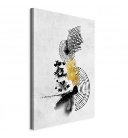 Canvas Print - Landscape With the Sun (1 Part) Vertical