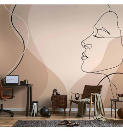 Fotobehang - Line Art - Femininity