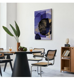 Canvas Print - Purple Kaleidoscope (1 Part) Vertical