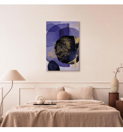 Quadro - Purple Kaleidoscope (1 Part) Vertical