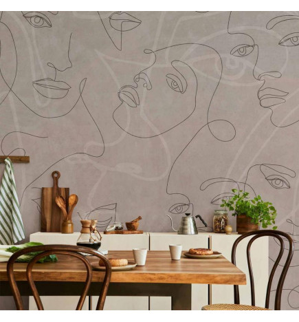 Mural de parede - Thousands of Faces