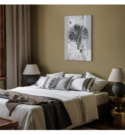 Canvas Print - Silver Tree (1 Part) Vertical