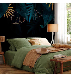 Wall Mural - Leaves Composition - Second Variant