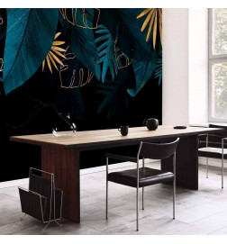 Wall Mural - Leaves Composition - Second Variant