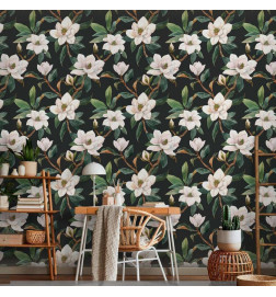 Tappezzeria murale - White Magnolias