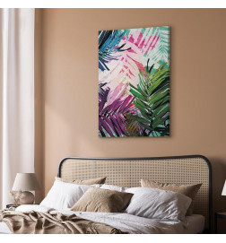 Canvas Print - Colourful Rustle (1 Part) Vertical