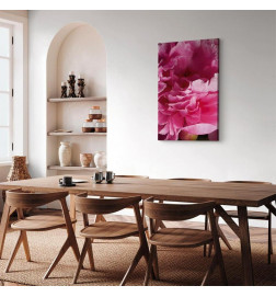Cuadro - Blossom of Beauty (1-part) - Pink Peony Flower Embraced by Nature