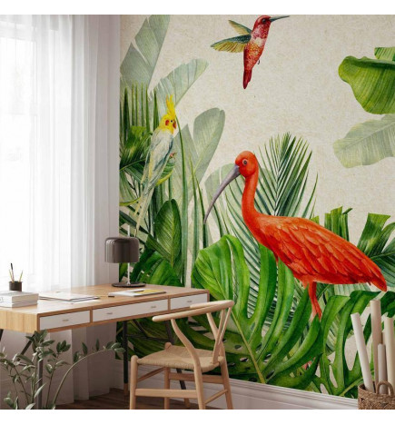 Fototapet - Exotic Birds - Third Variant