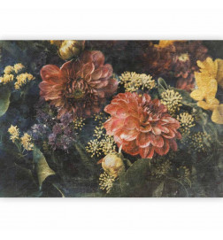 Fototapetas - Retro Flowers - First Variant