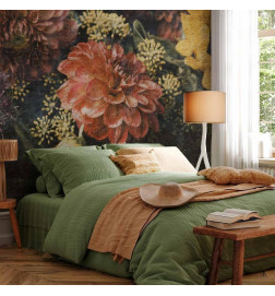 Fototapeet - Retro Flowers - First Variant