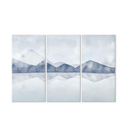 Cuadro - Lake in the Mountains (3 Parts)