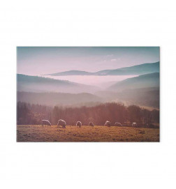 Tableau - Sheep in Mountain Landscape (1-part) - Animals in Nature