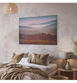 Seinapilt - Sheep in Mountain Landscape (1-part) - Animals in Nature
