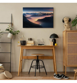 Canvas Print - Mountain Breath (1 Part) Wide - First Variant
