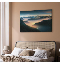 Schilderij - Mountain Breath (1 Part) Wide - Second Variant