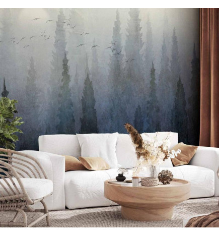 Wall Mural - Flight Over the Forest - Second Variant