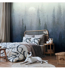 Mural de parede - Flight Over the Forest - Second Variant