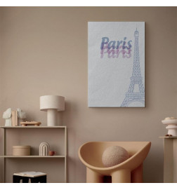 Seinapilt - Paris in Watercolours (1 Part) Vertical