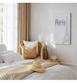 Tableau - Paris in Watercolours (1 Part) Vertical