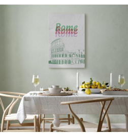 Taulu - Rome in Watercolours (1 Part) Vertical