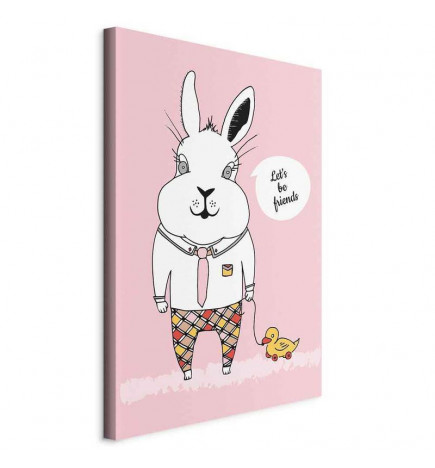 Quadro - Rabbits Friend (1 Part) Vertical