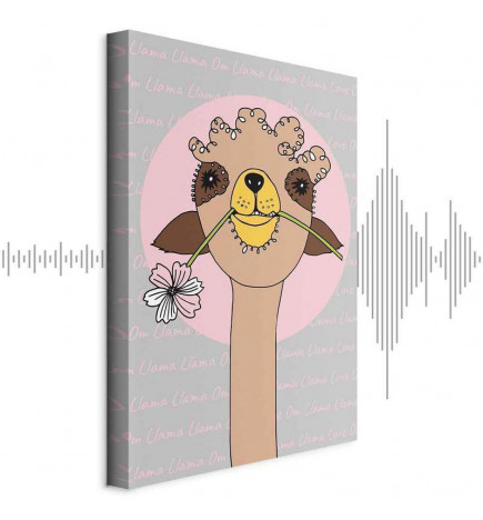 Glezna - Happy Llama (1 Part) Vertical