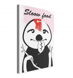 Canvas Print - Sloth Trendsetter (1 Part) Vertical