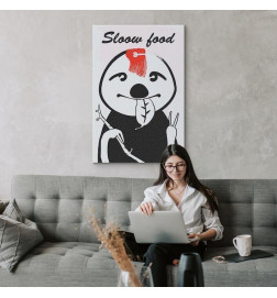 Canvas Print - Sloth Trendsetter (1 Part) Vertical