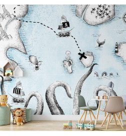 Fotobehang - Treasure Map