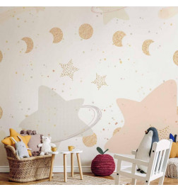 Mural de parede - Phases of the Moon Among Stardust