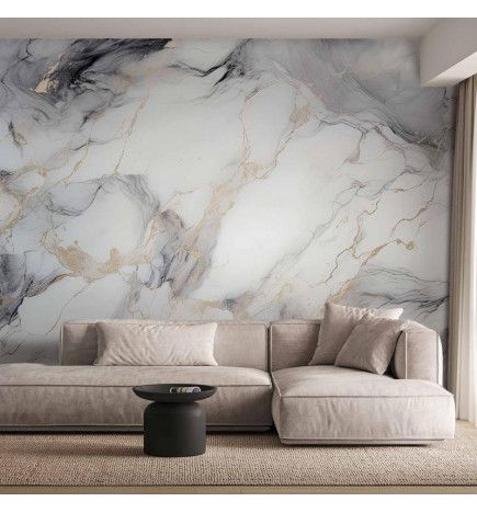 Fototapet - Elegant Marble - Stone Structures in Neutral Colours