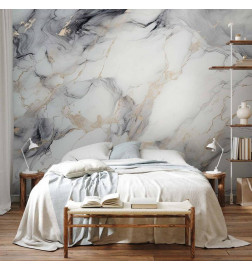 Fototapete - Elegant Marble - Stone Structures in Neutral Colours