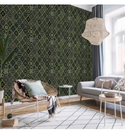 Tappezzeria murale - Olive Mosaic