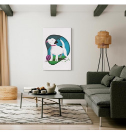 Glezna - Dog and Ball (1 Part) Vertical