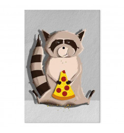 Quadro - Gourmand Raccoon (1 Part) Vertical