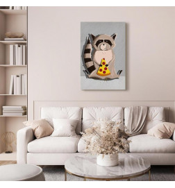 Quadro - Gourmand Raccoon (1 Part) Vertical