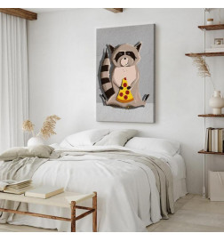 Quadro - Gourmand Raccoon (1 Part) Vertical