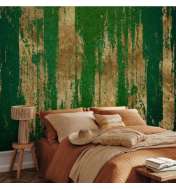 Fototapet - Golden-Green Expression