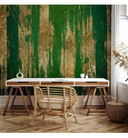 Fototapetas - Golden-Green Expression