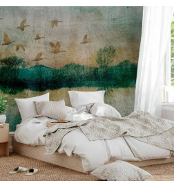 Mural de parede - Golden Ducks