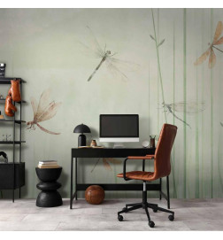 Wall Mural - Dragonflies in the Meadow