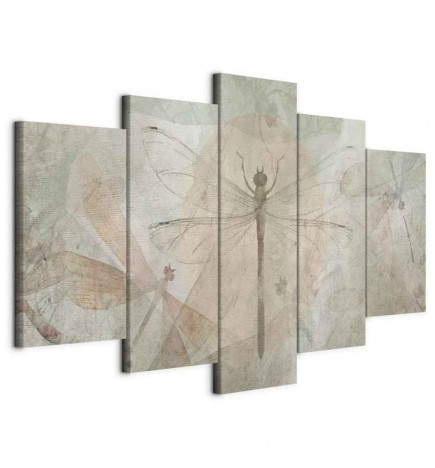 Canvas Print - Weighty (5 Parts) Wide