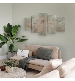 Canvas Print - Weighty (5 Parts) Wide