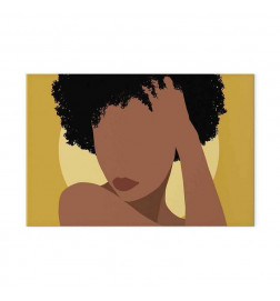 Schilderij - Invisible Gaze (1 Part) Wide