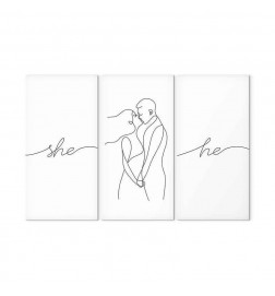 Quadro - Love Triptych (3 Parts)