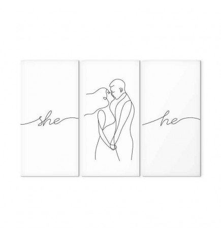 Quadro - Love Triptych (3 Parts)