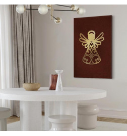 Schilderij - Angelic Gold (1 Part) Vertical