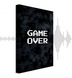 Canvas Print - Pixel Game Over