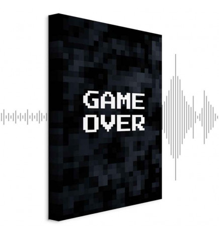 Canvas Print - Pixel Game Over