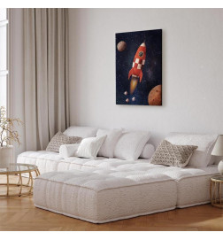 Canvas Print - Into the Unknown by Rocket (1 Part) Vertical